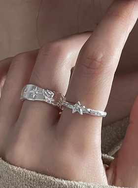 英国设计师cherry kittys925银ins简约天籁星河戒指女时髦个性