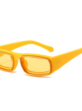 日本portney bell新款方框太阳镜 欧美个性双圈金属框架时尚简约