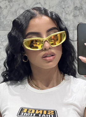 日本portney bell太阳镜蒸汽朋克护目镜款未来感运动yk千禧辣妹