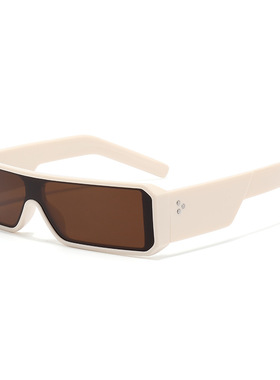 日本portney bellyk小框连体片墨镜复古方形嘻哈ins街头太阳镜