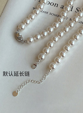 英国设计师cherry kitty圆形强光仿珍珠项链女ins风时尚博主