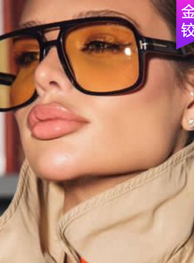 日本portney bell欧美飞行员复古双梁太阳眼镜新款高级感太阳镜