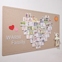 Punch-free felt plate photo wall hanging wall Custom Baby Decoration Background Plate Self-Adhesive Photo Wall Display Wall Sticker