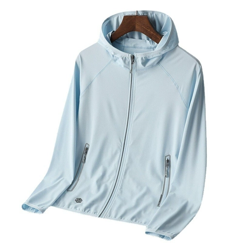 Летняя шелковая дышащая одежда для защиты от солнца подходит для мужчин и женщин