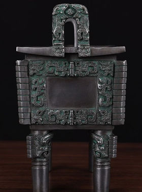 普澜家居铜鼎纯铜摆件司母戊鼎仿青铜器落地客厅办公室玄关装饰开