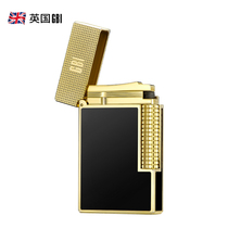 UK GBI Big Boat Lang Sound Steel Sound Upscale Business Men Inflatable Grinding Wheel Pulleys Golden Lighters To Send Boyfriend