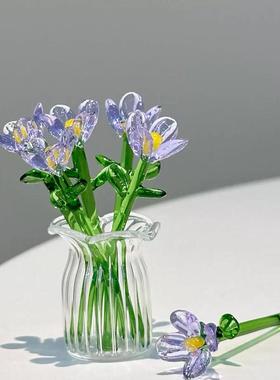 挖到宝了！琉璃小花摆件美哭我！