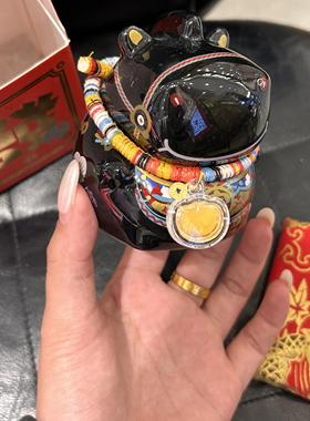 【马上有钱】新年装饰摆件包富马马年吉祥物陶瓷小马储钱罐小礼品