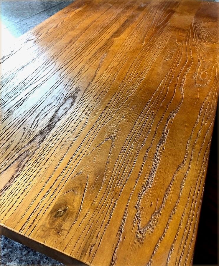 定制实木板整张原木长方形茶台桌面板2米长餐桌吧台面板榆木大板 - 图2