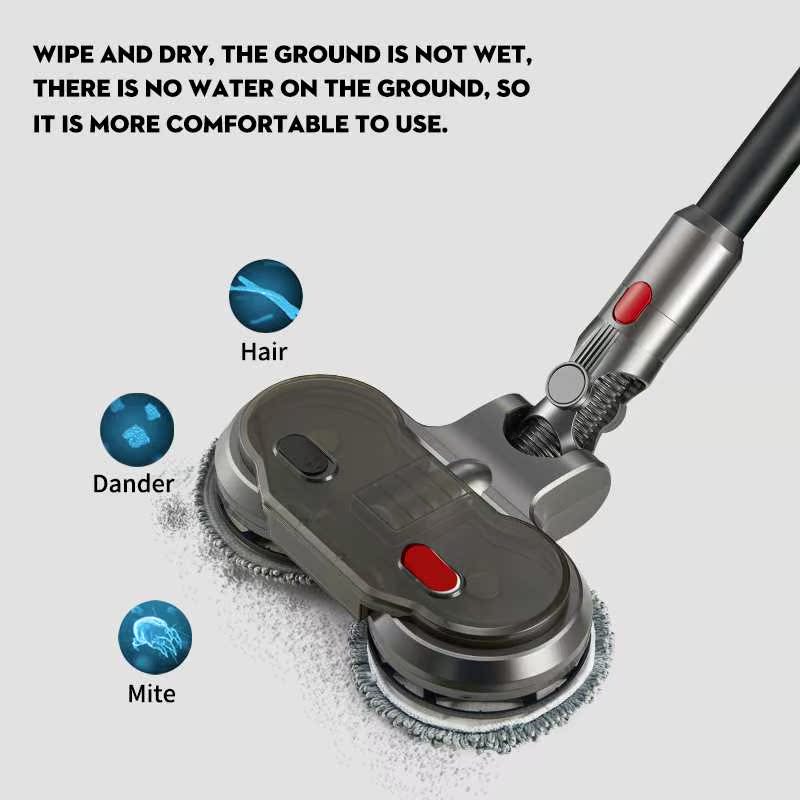 HOT Electric Wet Dry Mopping Head for Dyson V7 V8 V10 V11-图2