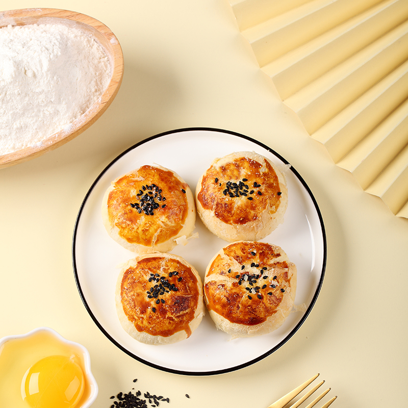 Beyda贝达 蛋黄流心酥健康早餐小吃糕点食品网红休闲零食整箱495g_零食_坚果_特产