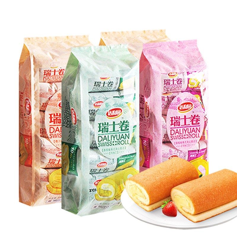 达利-园瑞士卷160g草莓蛋糕整箱x早餐面 面包香蕉橙汁味零食休闲,淘宝优惠券,粉丝福利购,淘宝优惠卷