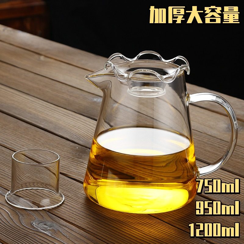 玻璃公道杯大号耐热分茶器特超大容量茶海加厚带茶漏套装公杯过滤,淘宝优惠券,粉丝福利购,淘宝优惠卷