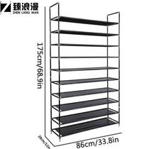 2023 New anti-dust containing shelve Dormitory Iron Art Shoes Cabinet Non-woven large capacity Contained Shoes Cabinet shoe rack