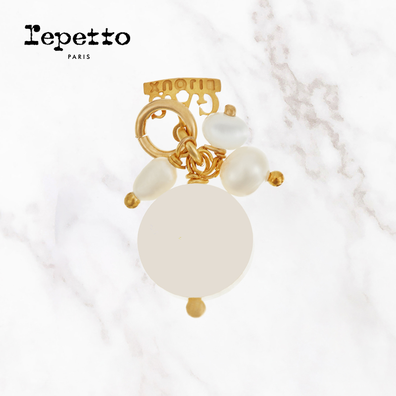 REPETTO丽派朵 女士DIY新款法式珍珠饰品 芭蕾舞鞋挂饰 - 图0