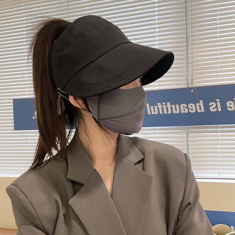 防晒帽女2025新款半空顶帽子赵露思同款遮阳鸭舌太阳渔夫防紫外线,淘宝优惠券,粉丝福利购,淘宝优惠卷