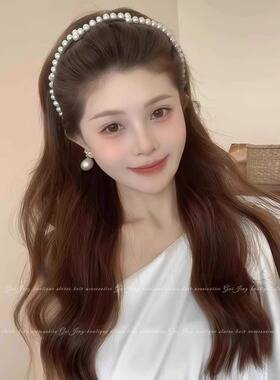 珍珠折叠发箍女生2025新款