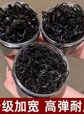 加粗加厚小皮筋盒装黑色强拉不断