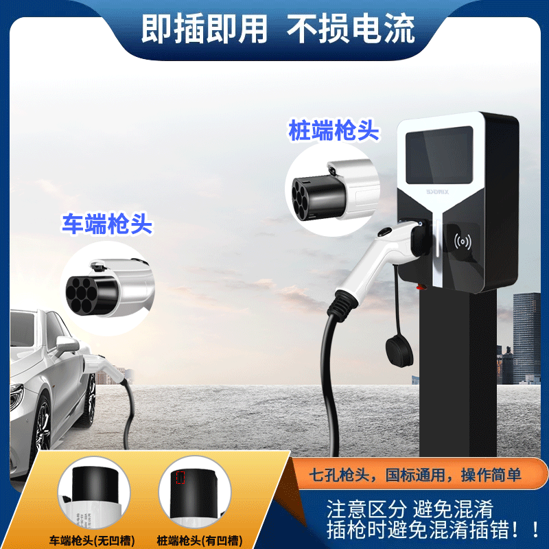 新能源电动汽车充电桩双头枪适用比亚迪北汽双枪两头慢充国家电网,淘宝优惠券,粉丝福利购,淘宝优惠卷
