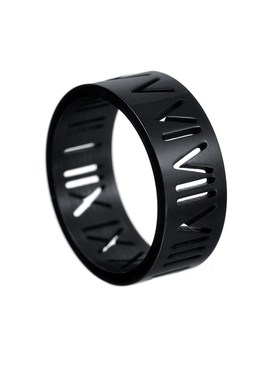 European American Fashion Mens Accessories 8MM Wide Vacuum E