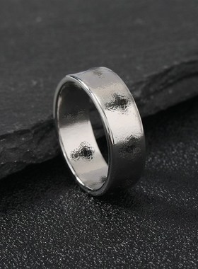 Fashionable Simple Stainless Steel Jewelry Laser Cut Roman N