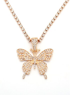 New Arrival Womens Elegant Singlelayer Diamond Claw Chain Fu