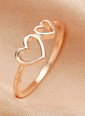 European American Simple Hollow Ring Personalized Cold Style