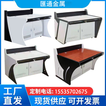 Security control room monitoring desk command center console customize the two-link triplex monitoring dispatch operating table
