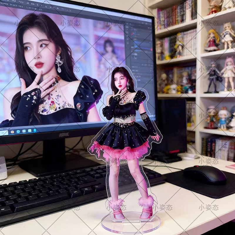 鞠婧祎亚克力立牌小众立牌桌面装饰摆件桌面装饰品送朋友礼物,淘宝优惠券,粉丝福利购,淘宝优惠卷