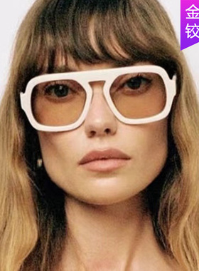 英国chrry koop单梁太阳镜飞行员欧美新款个性简约太阳眼镜百搭