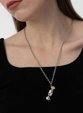 英国chrry koop磁吸相吸黑头情侣款项链设计感男士潮甜酷女生