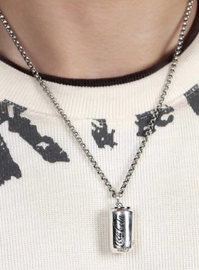 英国chrry koop可口可乐个性可乐瓶吊坠男女简约ins风项坠复古