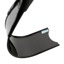 Carbon fiber footed webbed black long footed webbed male and female free diving footbed frog shoes deep diving pure carbon red side logoF white