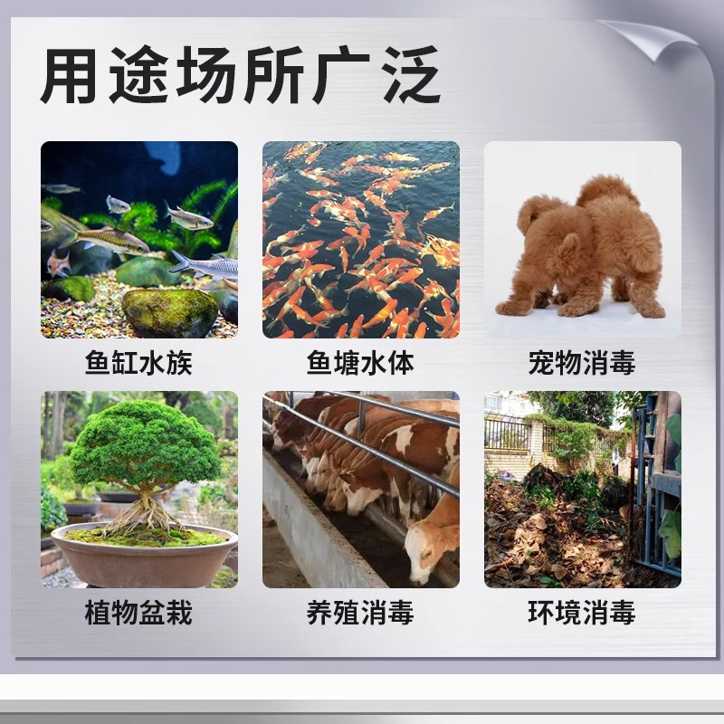 沃韦朗高锰酸钾溶液鱼用消毒液鱼缸水族净水剂草缸养殖场消菌药水 - 图2