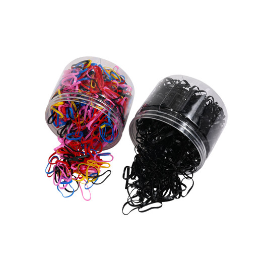 Disposable rubber band widening and thickening simple black hair rope