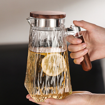 Cold Kettle Glass High Temperature Resistant High Face Value Cool Tea Domestic Water Container Cool Water Cup Large Capacity Fruit Teapot Water Bottle