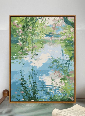 春和景明diy数字油画装饰画