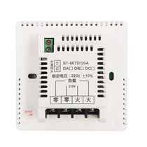 Intelligent electric ground heating thermostat electric heating electric heating film temperature-controlled switch carbon crystal wall heating controller D01 electric heating 20A