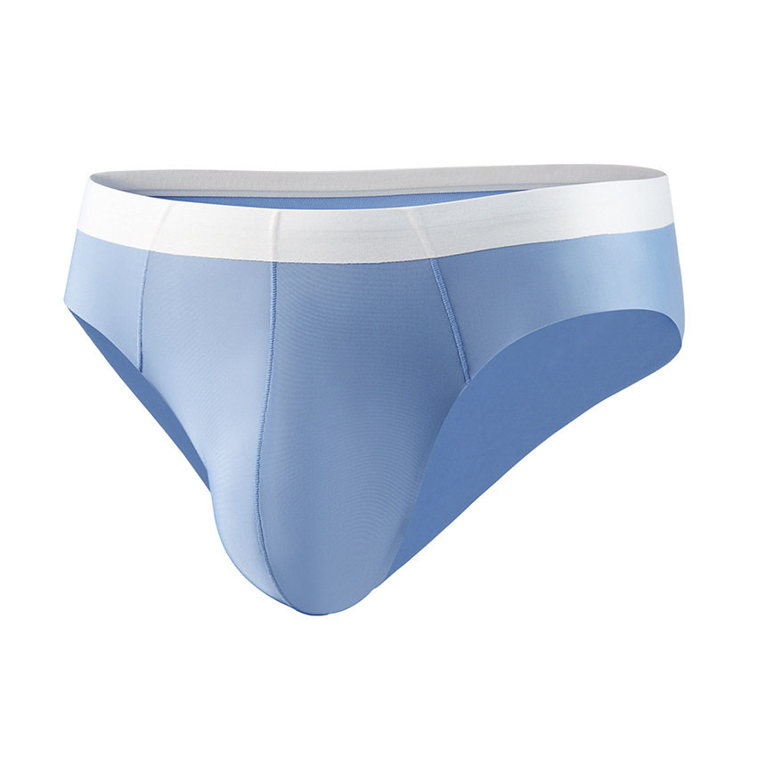 夏季新款冰丝无痕男士三角裤衩抗菌撞色大囊袋超薄透气速干内裤衩,淘宝优惠券,粉丝福利购,淘宝优惠卷
