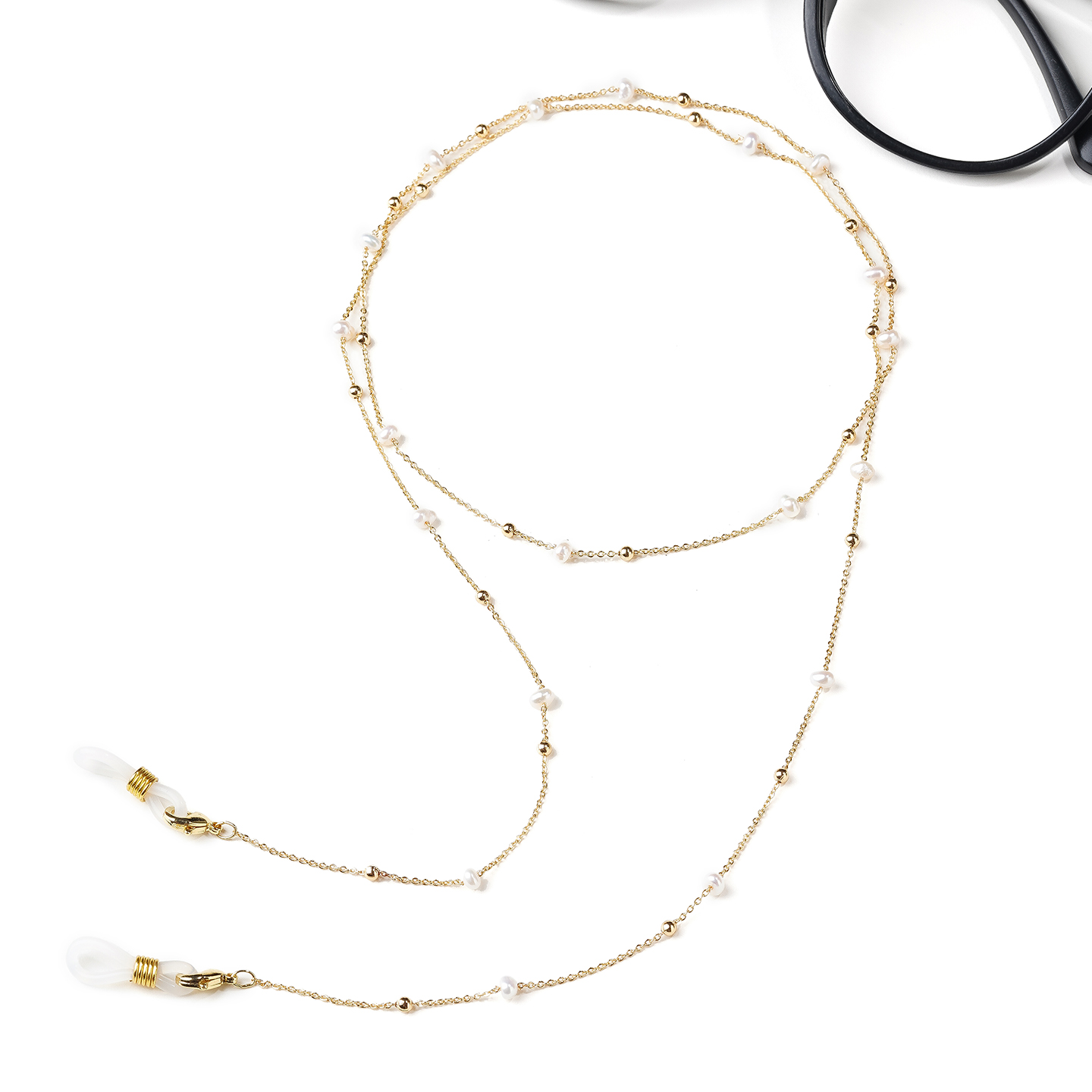 原创设计眼镜链高级感金属眼镜配链墨镜挂链耳机口罩配绳2025新款 - 图3