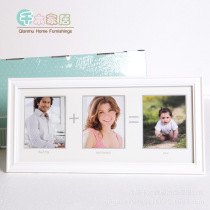 Whole family Fobabys birthday Child creative pendulum table hanging wall One generation Fat Dad Mom Remembrance photo frame