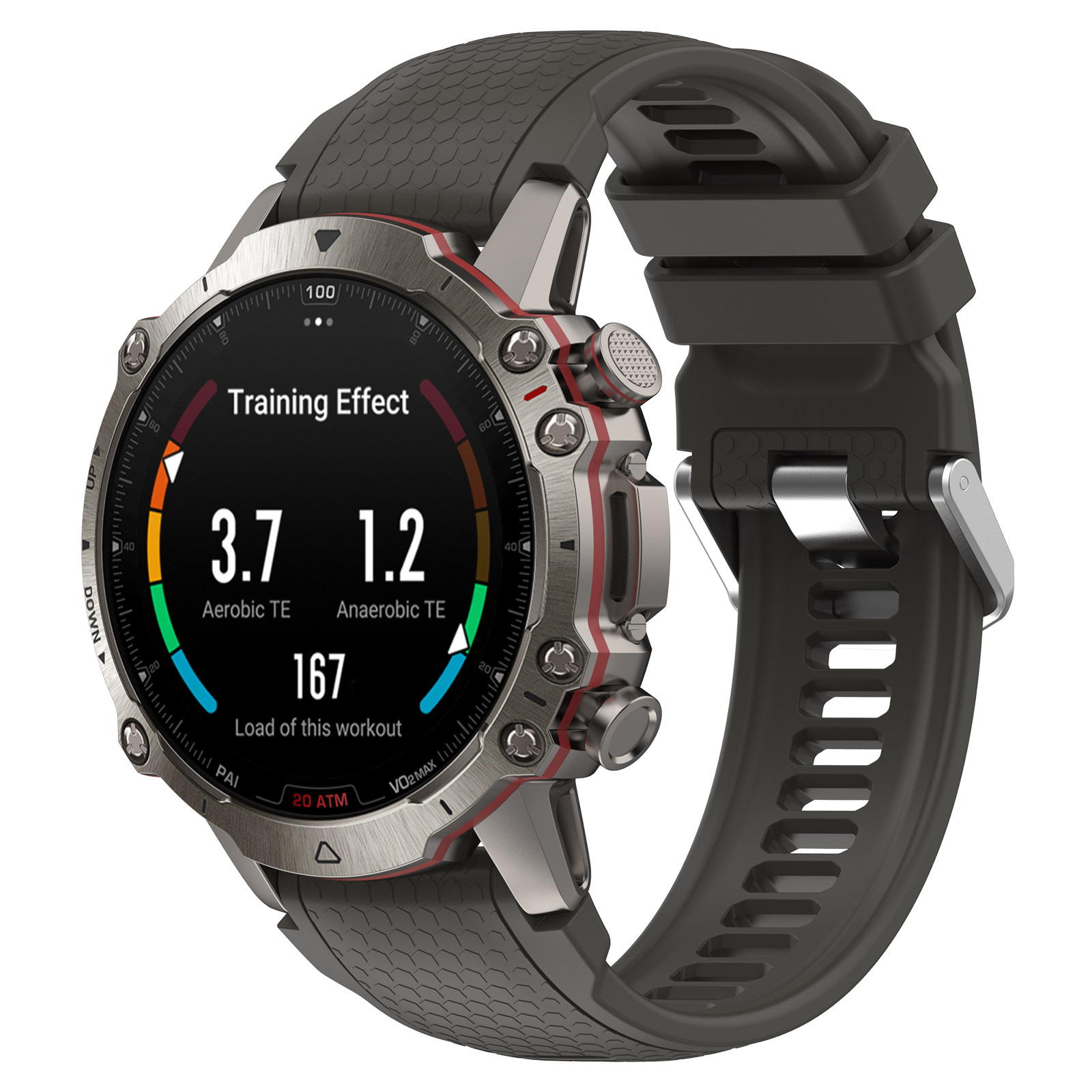 适用华米跃我Amazfit Falcon智能运动手表带官方款硅胶铠甲保护壳时尚潮流替换腕带 - 图3