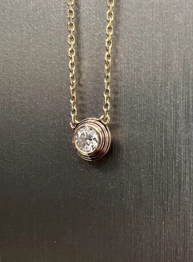 珠宝高级定制18K金飞碟泡泡项链