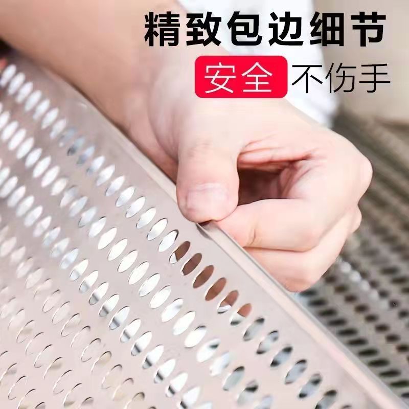 阳台防护网304不锈钢防盗窗垫板窗台护栏防漏网垫格隔板花架自装 - 图3