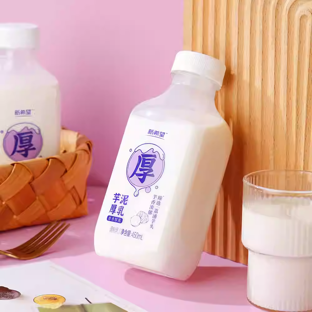 新希望芋泥牛乳450ml厚乳调制乳早餐奶学生儿童低温营养早餐奶,淘宝优惠券,粉丝福利购,淘宝优惠卷