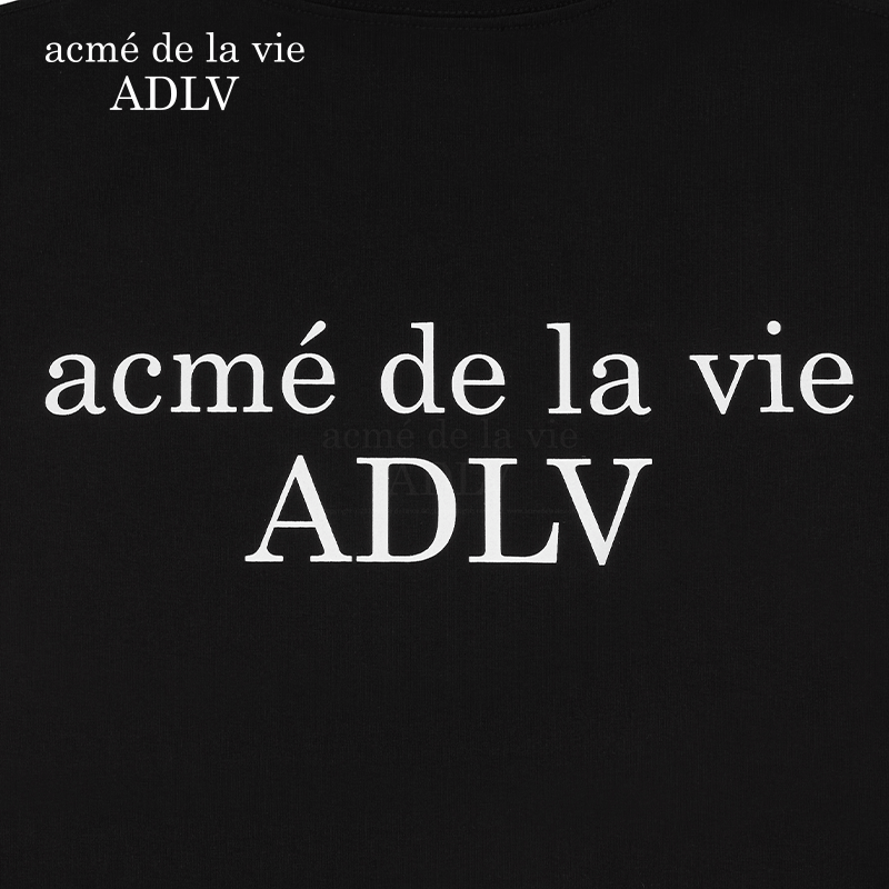 ADLV短袖t恤 2022年秋季新款潮流印花上衣圆领体恤男女同款情侣装 - 图3