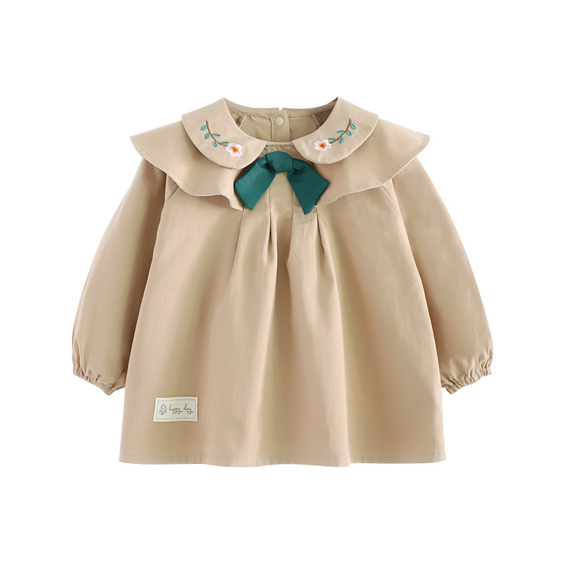 婴儿罩衣女宝宝小公主春秋外穿护衣防水儿童围裙女孩纯棉洋气围兜,淘宝优惠券,粉丝福利购,淘宝优惠卷