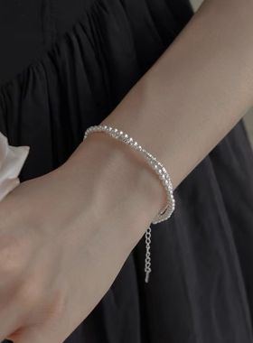 【新品】DAISY BEAUTY 今年新款碎银珍珠手链S925银轻奢