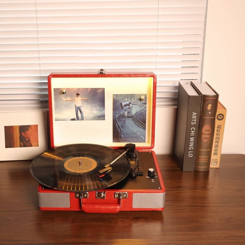 橙迪P1复古发光磁吸黑胶唱片机留声机蓝牙音箱播放器音响客厅欧式,淘宝优惠券,粉丝福利购,淘宝优惠卷