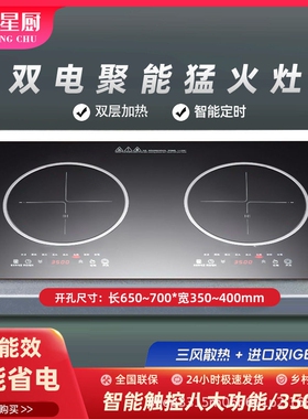 3500瓦大功率双头电磁炉电陶炉一